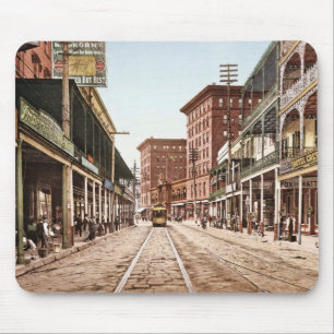 St- Charlesstraße New Orleans 1900 Mousepad