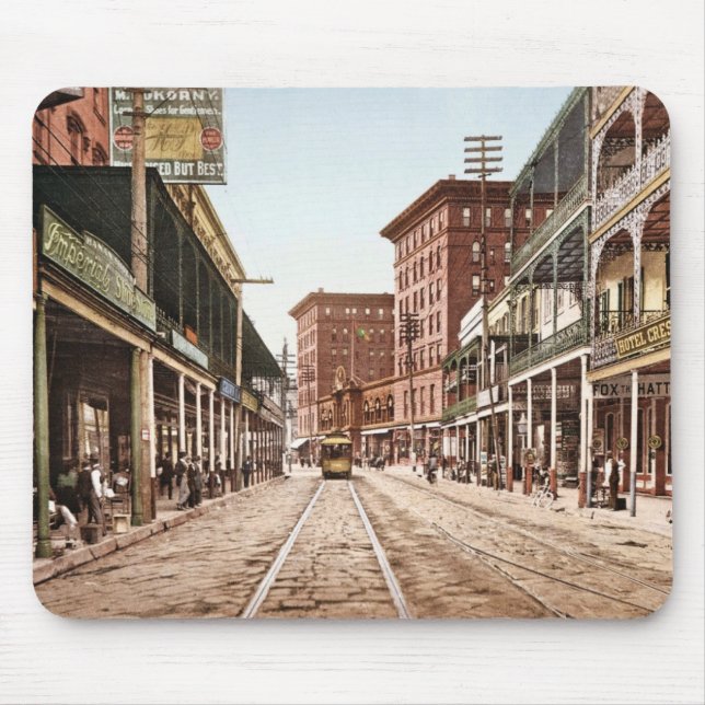 St- Charlesstraße New Orleans 1900 Mousepad (Vorne)