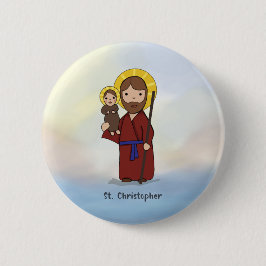 St. Christopher Festtag St. Christopher Button