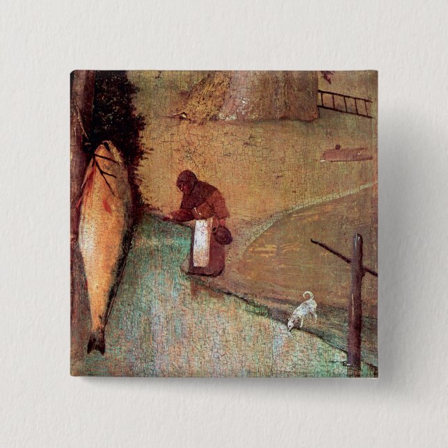 St Christopher, führen Knopf 3 einzeln auf Button (Vorderseite)