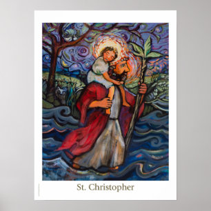St. Christopher-Klassenzimmerposter Poster