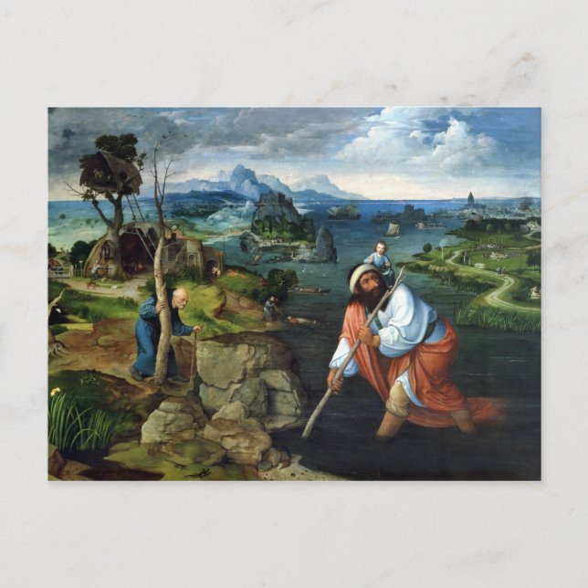 St. Christopher Postkarte (Vorderseite)
