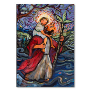 St Christopher Prayer Card Tischnummer