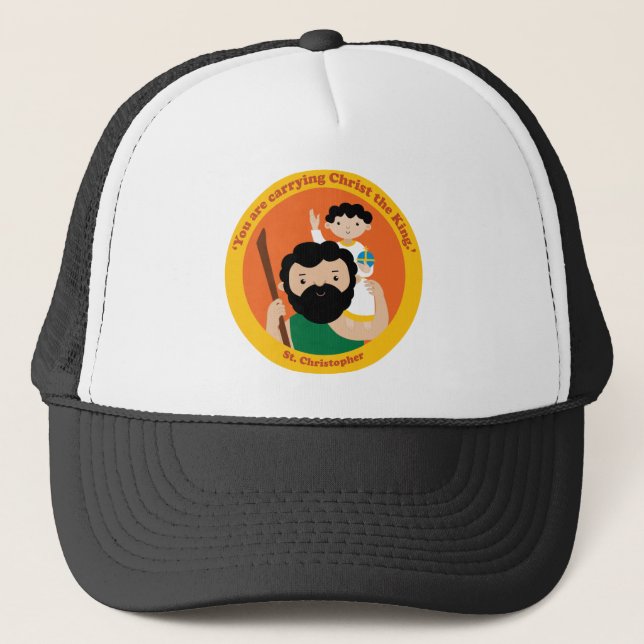 St. Christopher Truckerkappe (Vorderseite)