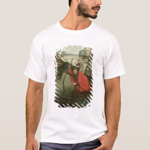 St Christopher, welches das Christus-Kind trägt T-Shirt