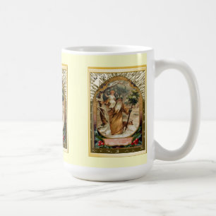 St Christopher, welches das Kind Jesus trägt Kaffeetasse