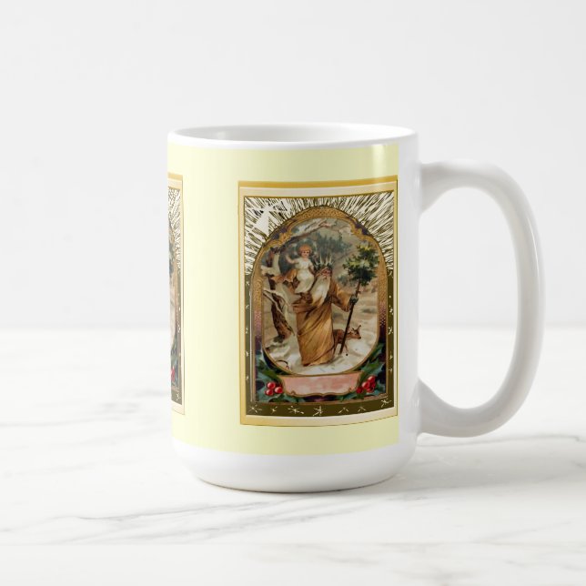 St Christopher, welches das Kind Jesus trägt Kaffeetasse (Rechts)