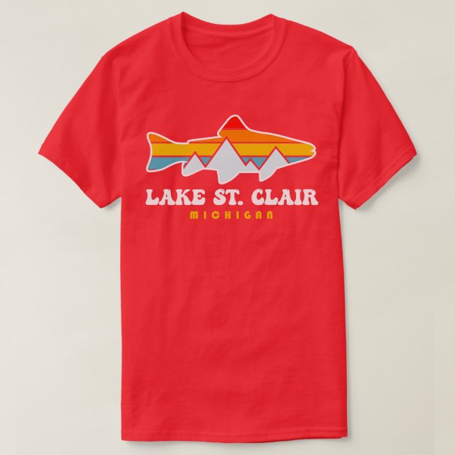 St. Clair Fischen T-Shirt (Design vorne)