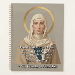 St. Clara von Assisi Folgt dem Rat des Herrn Planer