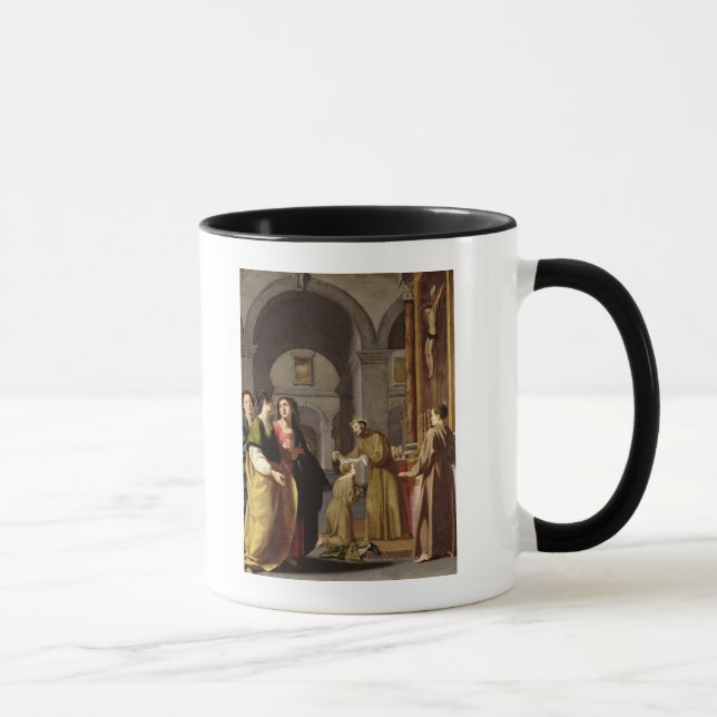 St. Clare, das den Schleier von St Francis Tasse (Rechts)