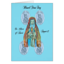 St. Clare des Assisi-Fest-Tages