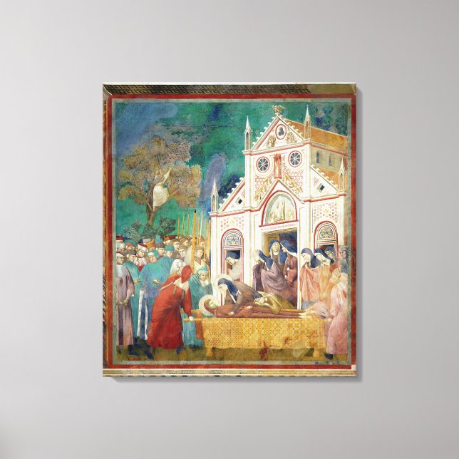St. Clare Embraces the Body of St. Francis Leinwanddruck (Vorderseite)