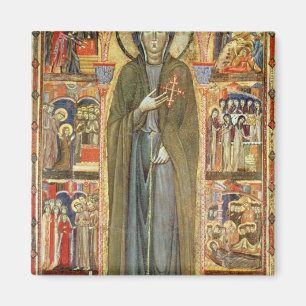 St. Clare mit Szenen von ihrem Leben Magnet