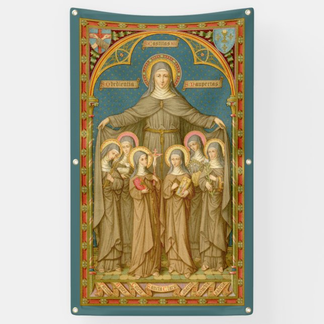 St. Clare of Assisi & Nuns (SAU 027) Banner 1 (Vertikal)