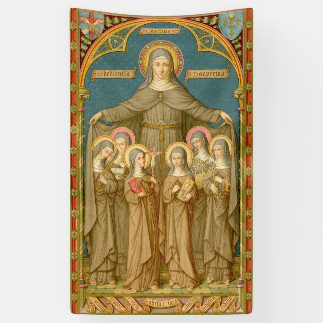 St. Clare of Assisi & Nuns (SAU 027) Banner 2 (Vertikal)