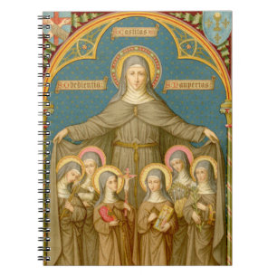 St. Clare of Assisi & Nuns (SAU 027) (Stil 1) Notizblock