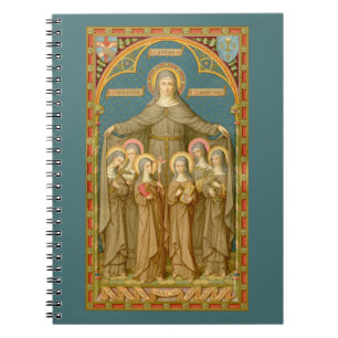 St. Clare of Assisi & Nuns (SAU 027) (Stil 2) Notizblock