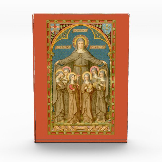 St. Clare of Assisi & Nuns (SAU 27) Fotoblock (Vorderseite)