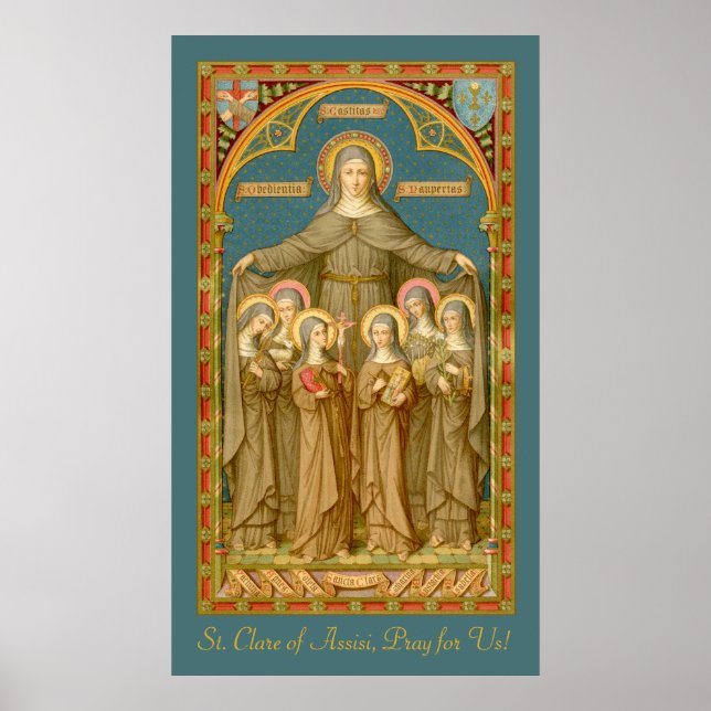 St. Clare of Assisi & Nuns (SAU 27) Poster (Vorne)