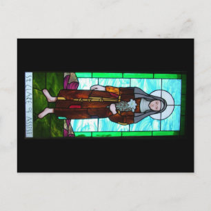 St. Clare of Assisi Postcard Postkarte