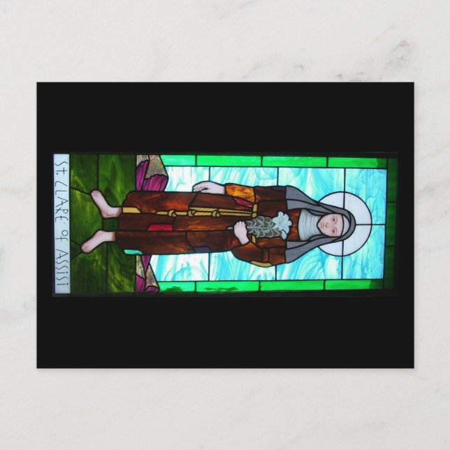 St. Clare of Assisi Postcard Postkarte (Vorderseite)