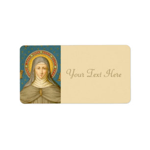 St. Clare of Assisi (SAU 027) Adressaufkleber