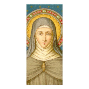 St. Clare of Assisi (SAU 027) Leere Rackkarte 1 Werbekarte