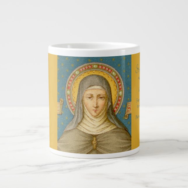 St. Clare of Assisi (SAU 027) XLarge Kaffee Tasse  (Vorderseite)