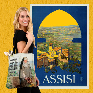 St. Clare of Assisi Watering Blume (M 065; Zitat)