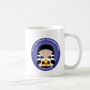 St. Clare von Assisi Kaffeetasse