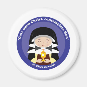 St. Clare von Assisi Magnet