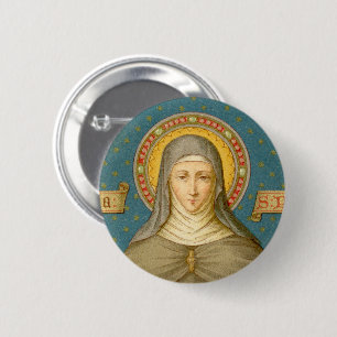 St. Clare von Assisi (SAU 027) Button