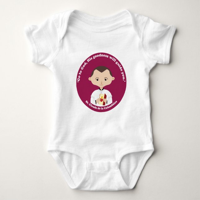 St. Claude La Colombiere Baby Strampler (Vorderseite)