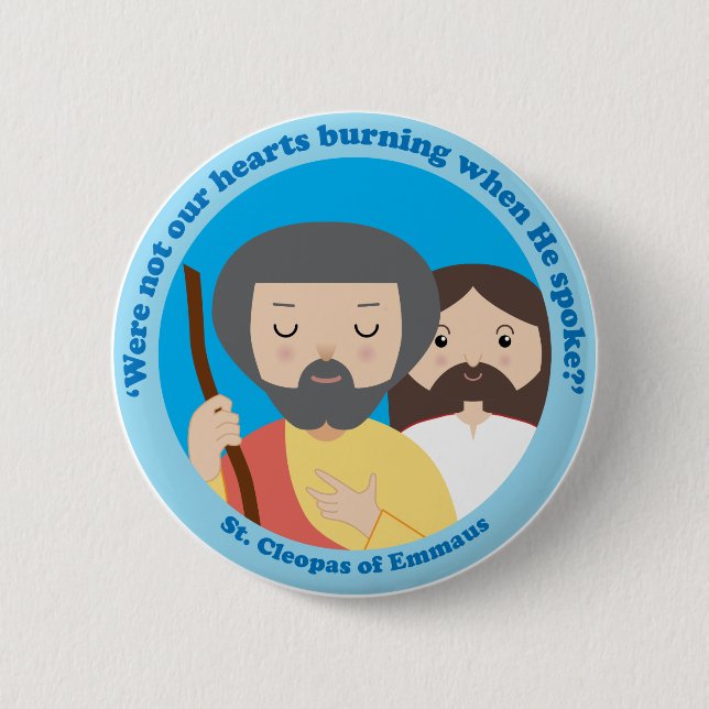 St. Cleopas von Emmaus Button (Vorderseite)