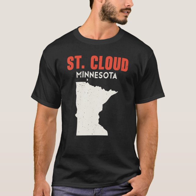 St Cloud Minnesota USA Staat America Travel Minnes T-Shirt (Vorderseite)