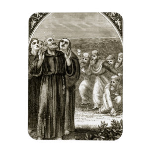 St. Columba, der und angegriffen durch die Druiden Magnet