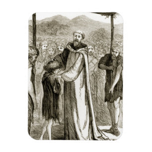 St. Columba segnet einen wilden Jungen aus 'The Tr Magnet