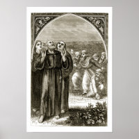 St. Columba sinng, and attacked by the Druids,