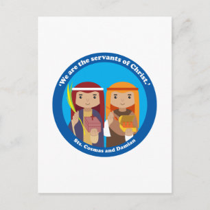 St. Cosmas und Damian Postkarte