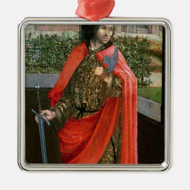 St. Crispin, 16. Jahrhundert Ornament Aus Metall (Vorne)