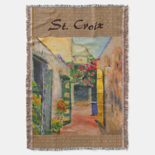 St. Croix Alley Throw Blanket Decke