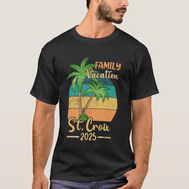 St. Croix Beach Jungfrau Island Familienurlaub 202 T-Shirt (Vorderseite)