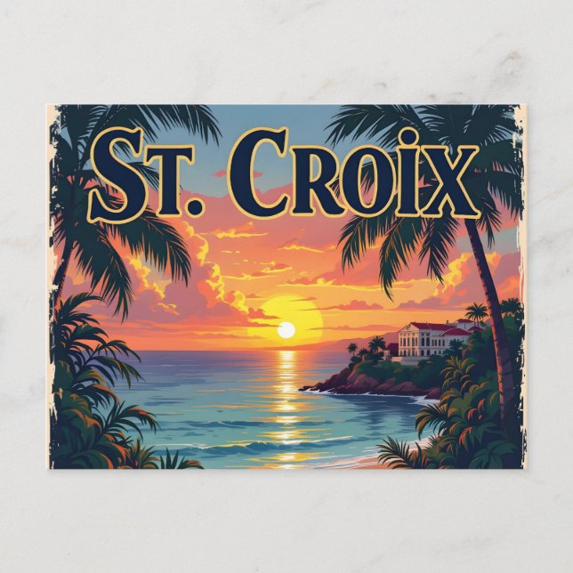 St. Croix Träumerei Postkarte (Vorderseite)