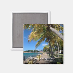 St. Croix US Jungfrau Islands Frederiksted Tropica Magnet