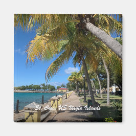 St. Croix US Jungfrau Islands Frederiksted Tropica Magnet