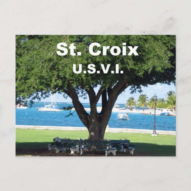 St. Croix US.V.I. Postkarte (Vorderseite)