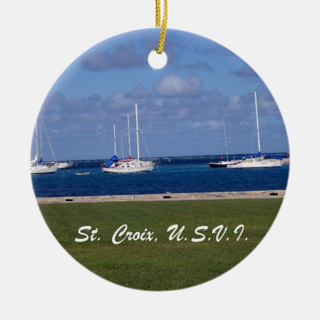 St. Croix, USA, V.I. Keramikornament (Vorne)
