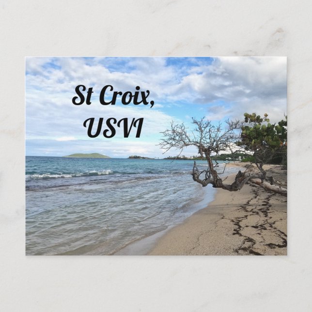 St Croix USVI Postkarte (Vorderseite)