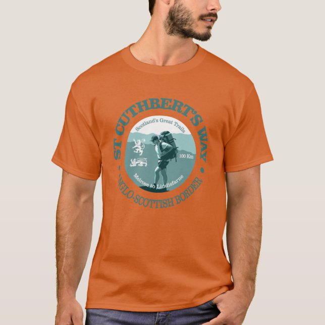 St Cuthberts Way lustig T-Shirt (Vorderseite)