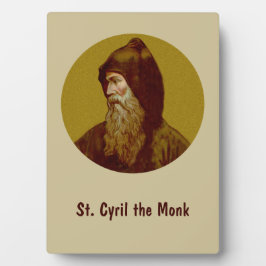 St. Cyril the Monk (M 002) 5"x7" Vertikal Fotoplatte